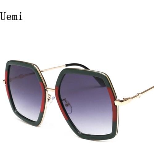 Fashion Oversized Square Sunglasses For Women Vintage Big Frame Retro Luxury Designer Sun Glasses UV400 Eyewear Shades