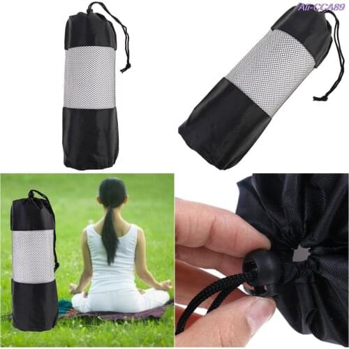 Sport Exercise Mat Carry Strap Drawstring Bag Gym Bag Fitness Backpack 35*10.5cm Yoga Bag Canvas Practical Yoga Pilates