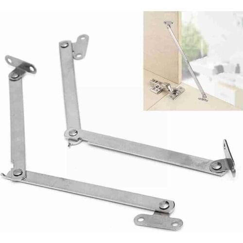 Steel Two-fold Pull Rod Folding Strut Downturn Cabinet Pull Rod Movable Folding Rod Pull Cabinet Pull Display Rod Door V1S8