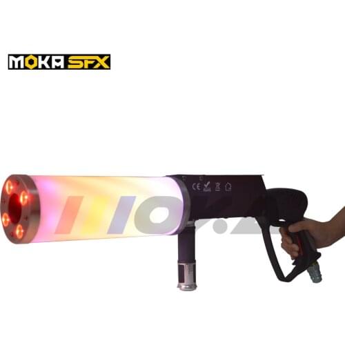 LED DJ Gun 7 Colors CO2 Jet Machine LED CO2 Shooter Cannon For DJ Concert Night Bar