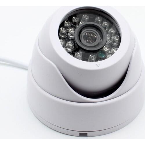 1/3" 420TVL SONY CCD IR Color CCTV Indoor Dome Security Camera 24 LEDs Night Vision