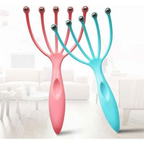 1Pcs Octopus Head Scalp Neck Equipment Stress Body Massager Pain Massage Claw Relief Relax Care Tens Release
