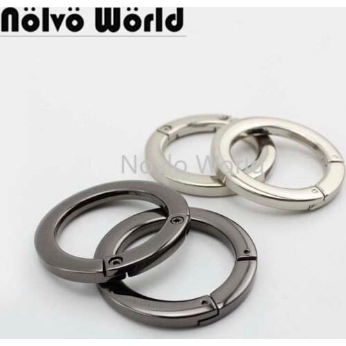 Nolvo World 5-20-100pcs 4 colors 32mm 1-1/4" metal screw ring detachable screw circle rings,1.2" removable o rings