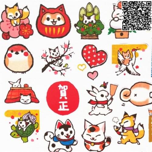 36 pieces Dog hand painted waterproof cartoon sticker for Wall decor fridge motorcycle Bike laptop car stickers figure toys
