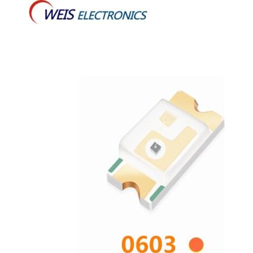 4000PCS 0603 ORANGE LED 1608 SMD LIGHT BEADS 601-605nm 2.0-2.2v 20mA 100-200mcd 120° Wholesale good quality lamp