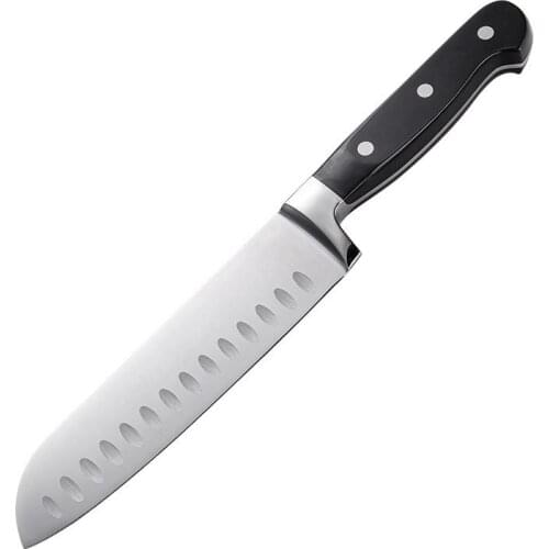 8-Inch Chefs Santoku Knife Kitchen Knife Stainless Steel Vegetable Meat Cooking Knife Utility Knife Sharp Knife