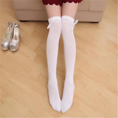 Женские белые чулки AKINZABO China At AliExpress