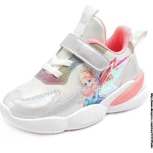 Children Soft Shoes Frozen Elsa Kids Shoes boys girls Children baby Sneakers Trainers Casual Breathable Kids Running Sneakers