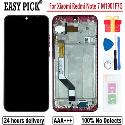 For Xiaomi Redmi Note 7 M1901F7G M1901F7H LCD Display Touch Screen Digitizer Assembly Free Tools