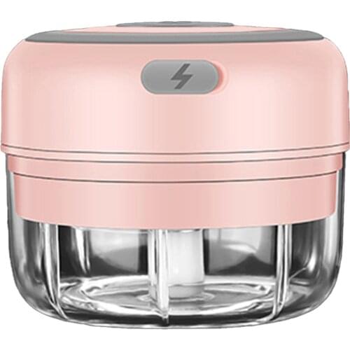 Electric Garlic Crusher Garlic Press Mincer Pepper Chili Vegetable Nuts Meat Grinder USB Rechargeable Powerful Blender