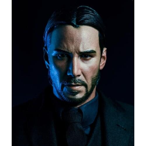 MAXNUT M005 1/6 soldier killer Keanu Reeves head sculpture model for 12 inch action figure body