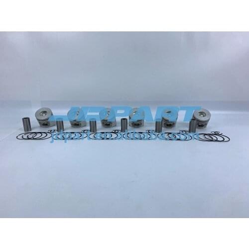 6HK1 Piston Set With Rings For Isuzu