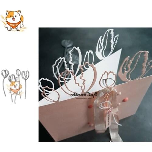 Flower Plant Metal Cutting Dies Stencils For DIY Scrapbooking Album Paper Card Decorative Craft Embossing Die Cuts New 2019