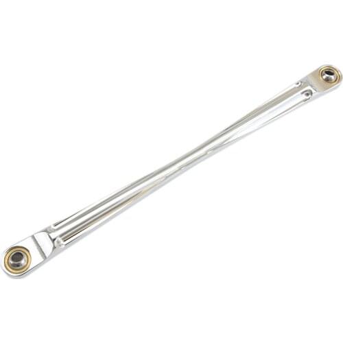 Motorcycle Chrome Round Gear Shift Linkage Lever Black and White For Harley Touring FLHT FLHR & Softail 84-16 Aluminum