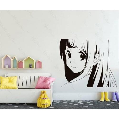 Cartoon anime decoration Manga wall decal stickers wall art home vinyl bedroom Living room kids Girl gifts for daughter son room