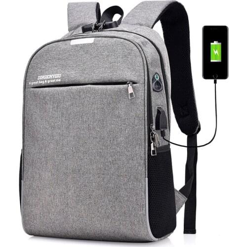 USB-Charging Anti-theft Business Backpack Men Office Work Male Backpack Slim Laptop Bag Men Water Repellent Shoulder Bags