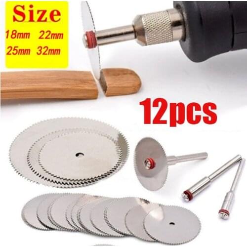 12pcs HSS disc Saw Blades woodworker tools stainless steel mini saw blade section electric grinding cutting blade Cutter Tool