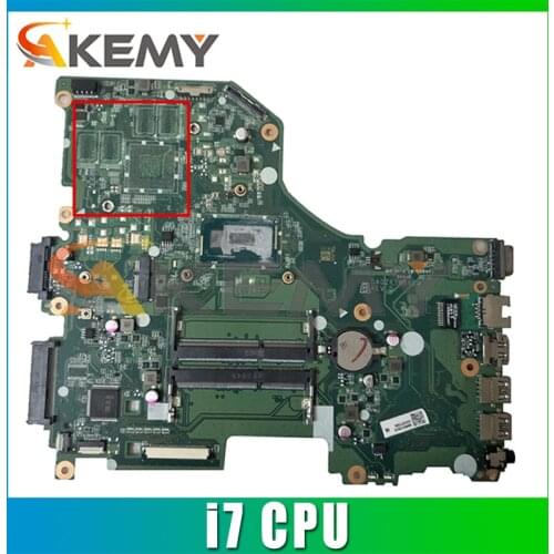 NB.MVH11.004 NBMVH11004 For Acer E5-573 E5-573G Laptop Motherboard DA0ZRTMB6D0 With Intel CoRE i7 CPU DDR3L 100% Fully Tested