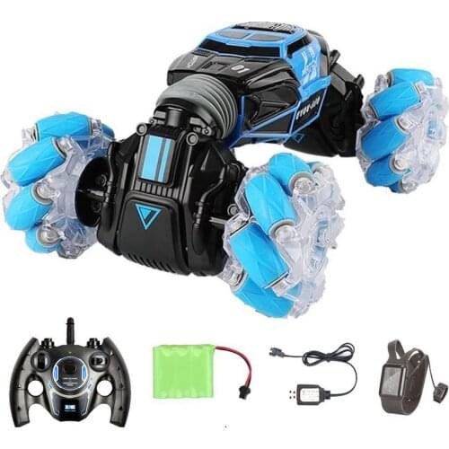 RC Stunt Car Double-sided Gesture Sensor Remote Control Stunt Watch Rollover Twisting Toy Car Body Deformation Off-road Vehicle