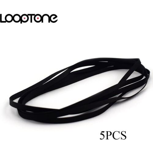 LoopTone 5PCS Turntable Belt Replacement for Retro Vinyl Record Player Fit for all kinds of Belt-driven Turntables