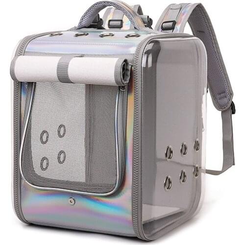 Cat bag pet out bag cat cage carrying bag portable dog backpack space bag space capsule cat transparent bag pet backpack