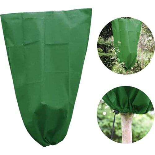 Anti-Freeze Drawstring Winter Garden Yard Potted Plant Tree Protective Cover Bag