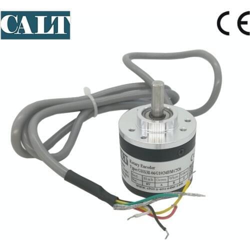 Factory Supply Price 3600PPR 5000PPR 6mm Solid Shaft Encoder GHS38 NPN Output Chinese Incremental Rotary Encoder