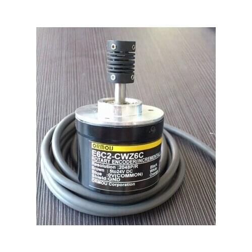 1pcs E6C2-CWZ6C 2048P/R encoder for Omron / rotary optical encoder / 3-phase motor encoder