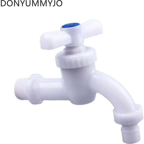 1pc Plastic Bibcocks 1/2" For Washing Machine Outdoor Faucet Bathroom Accessories Wash Basin Water Tap