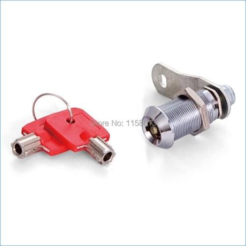 10 pieces 32mm widely used zinc alloy keyed differently cylinder drawer cam lock