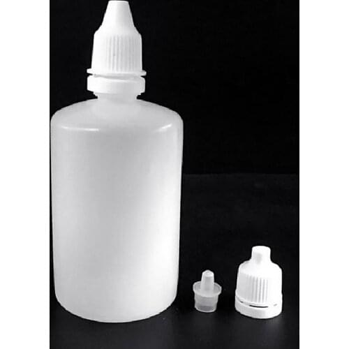 100ml Mini Empty Plastic Squeezable Liquid Dropper Eye Drops Refillable Bottle Storage Bottle Container