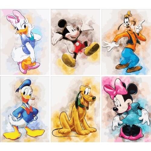 Diamond Painting Disney Cartoon Donald Duck Mickey Full Square Round 5D DIY Art Gift Embroidery Cross Stitch Mosaic Home Decor