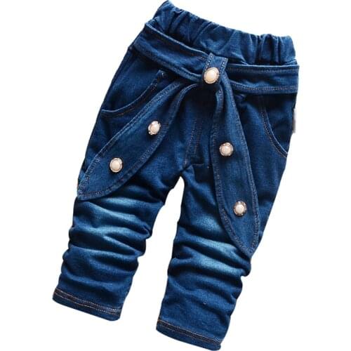 Girls pants 2017 new spring/autumn cotton children pants high-quality baby girls pants 0-3 years casual pants for girls