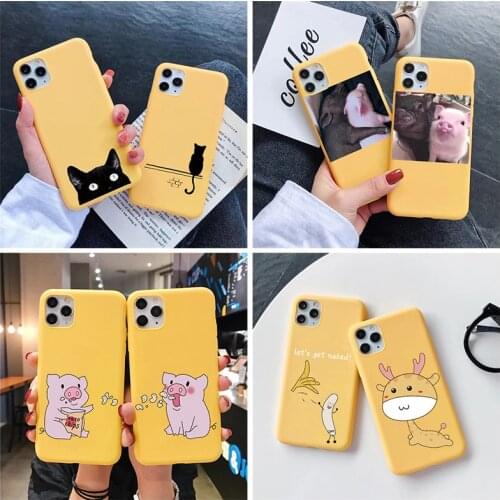 Soft TPU Case For Xiaomi Mi Redmi Note 9 10 10T 9T 8T 8 9A 7A 7 9S Pro Lite A1 A2 F1 6X 5X Poco X3 NFC Case Lovers Animal Fundas