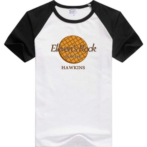 Stranger things eleven rock waffle hawkins short sleeve casual Men Women T-shirt Comfortable Tshirt Cool Print Tops GA523