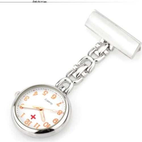 10pcs/lot unisex luxury mens women alloy metal simple numbers nurse doctor pocket watches fashion ladies hospital medical watch