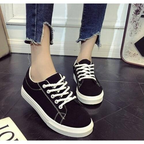 Sneakers Canvas Shoes Women Slip On Vulcanize Autumn New Canvas Shoes Women Sneakers Vulcanize