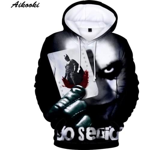 Hot Joker Hoodies Men/Women Fashion Pullover Sweatshirt Design Joker 3D Hoodie Men Casual Casual Clothes