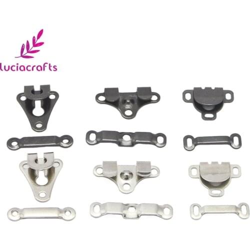 Lucia crafts 10set/lot Trousers Skirt Metal Hook Buckle Thread Sweing Pants Button DIY Garments Hooks Accessories G1213