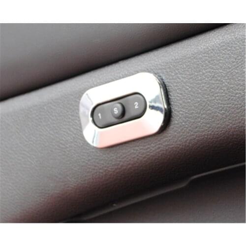 Car Memory Seat Button Ring Cover Trim Sticker for Jeep Grand Cherokee 2011+ Stylish Car Accessories Interior Decoration