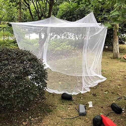 Outdoor Camping Mosquito Net Double Camping Bed Nets Lightweight Square Outdoor Net for Camping Fishing Hiking