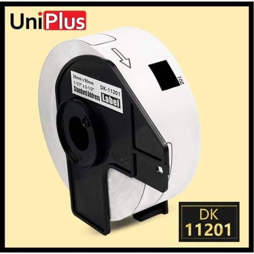 UniPlus Compatible for Brother DK 11201 Address Barcode Labels DK-11201 90*29mm Paper Sticker for Brother Label Printer QL-500