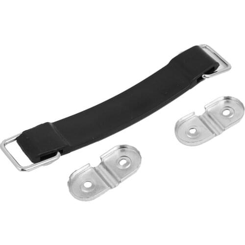 UXCELL 2PCS 185mm Length 3.5mm/0.14" Hole Dia Furniture Suitcase Case Plastic Pull Handles Black for Luggage Suicase Wood Box