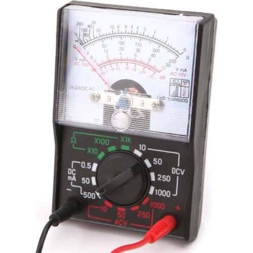 DC/AC 1000V Voltmeter 250mA Ammeter 1K Resistance Meter Analog Multimeter Tool Au11 21 Dropshipping