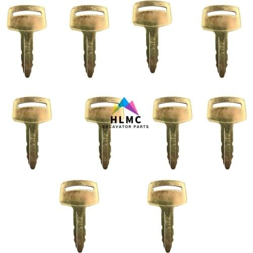 2PCS Excavator and Generator RC101-53630 ignition key for Kubota