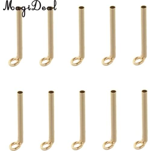 10pcs Fishing Rod Guides Tip Tops Repair Kit Eye Ring Rod Building Tip Tops 0.8mm 0.9mm 1.0mm 1.1mm 1.2mm