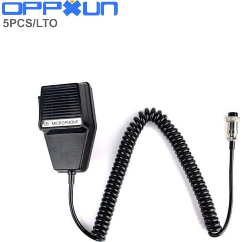 5PCS 4-Pin Workman CM4 CB Radio Mic Microphone For Cobra Uniden Galaxy Car Radio Two Way Radios