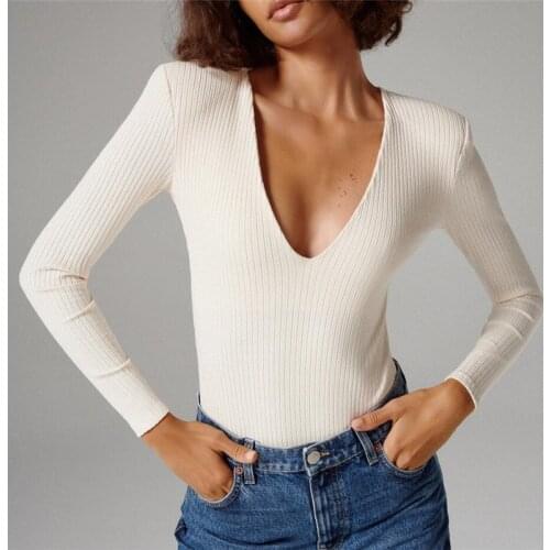 Женские боди с длинным рукавом BLSQR China At AliExpress