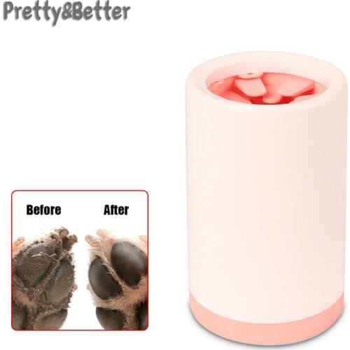 Dog Foot Washer Cup Soft Silicone Combs Puppy Cat Paw Cleaner Cup Portable Big Middle Dog Foot Cleaner Feet Washer Cleaning Tool