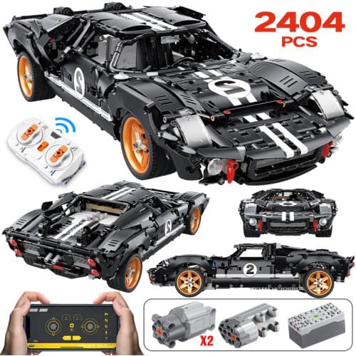 City MOC RC /non-RC Racing Car Building Blocks Technical Remote Control Sports Vehicle Bricks Toys for Boys Gifts
